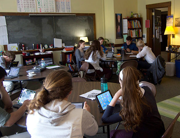 Students in the Learning Center