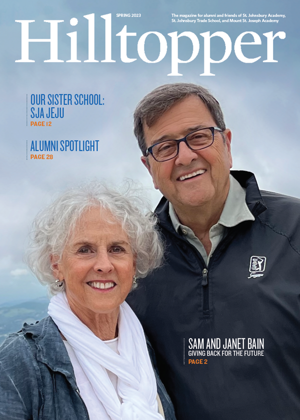 Cover of the Hilltopper magazine spring 2023 issue