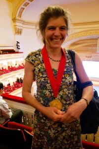 english teacher with an award