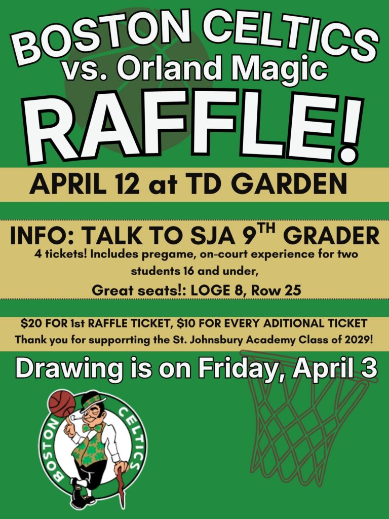 poster for class raffle