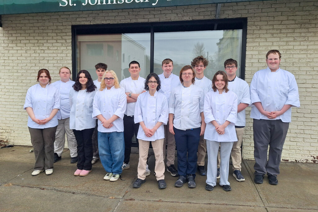 Culinary students at The Hilltopper
