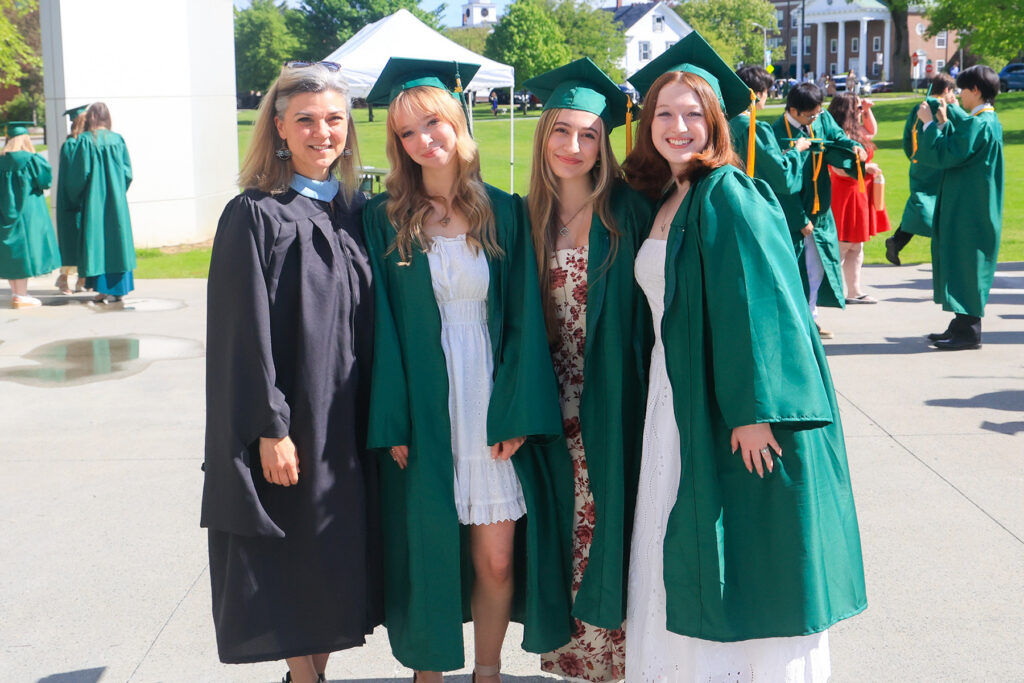 Students at Commencement